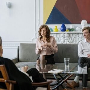 Sesión de terapia de pareja